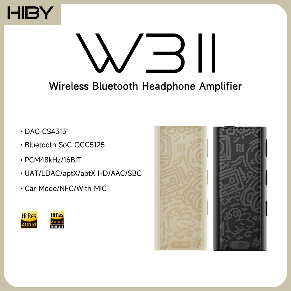 하이바이 W3 II USB DAC 블루투스 헤드폰 앰프
