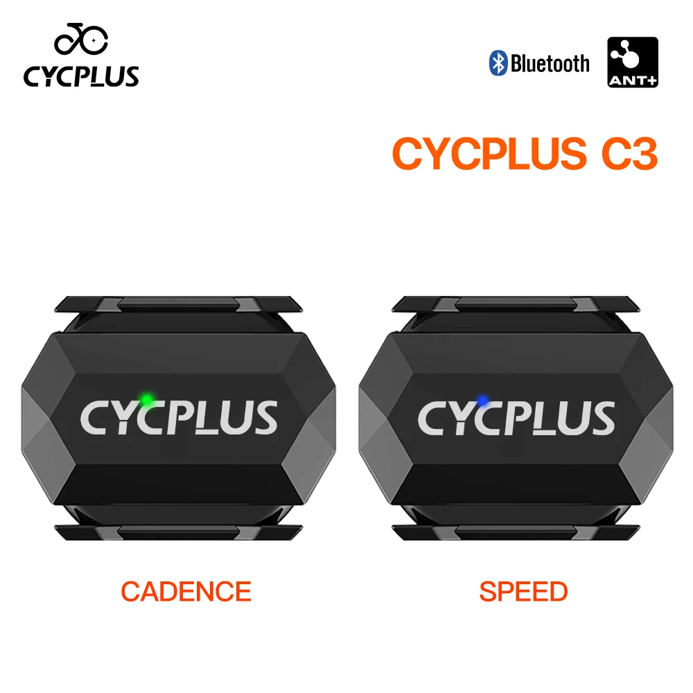 CYCPLUS 케이던스 속도 듀얼 센서 GPS 자전거 속도계