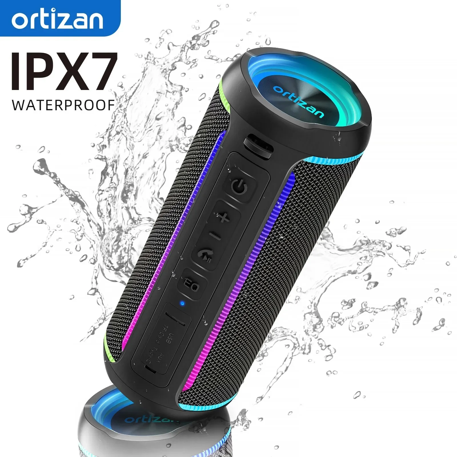 Ortizan 무선 휴대용 블루투스 스피커 X30