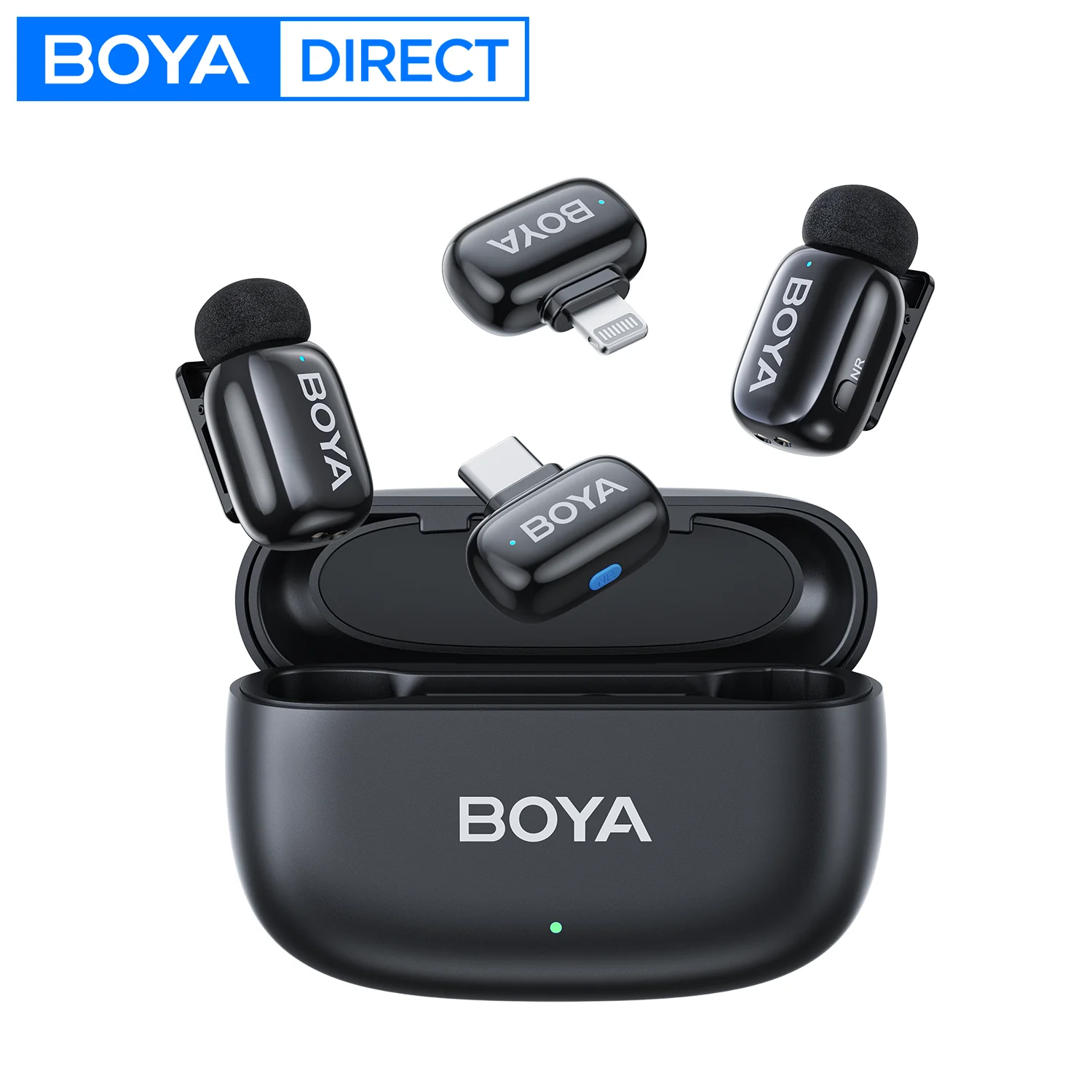 BOYA 미니 무선 라발리에 마이크