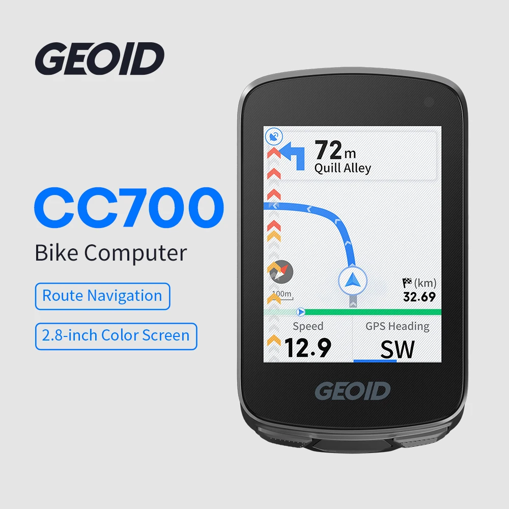 GEOID CC700 GPS 자전거 컴퓨터 (내비게이션 기능)