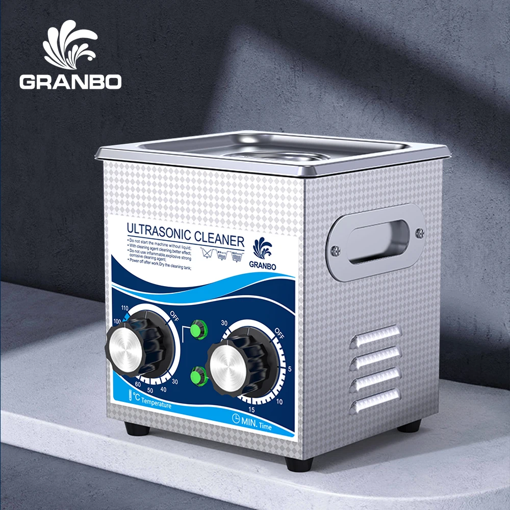 Granbosonic 1L 60W/120W 초음파 세척기 (히터/타이머)