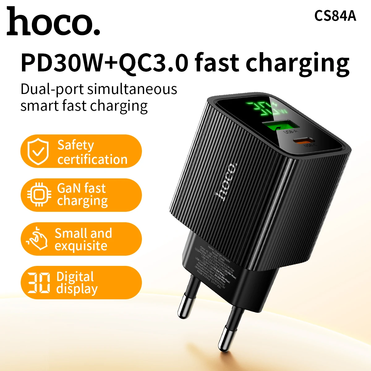 HOCO PD30W USB-C 고속 충전기 (벽면 어댑터)
