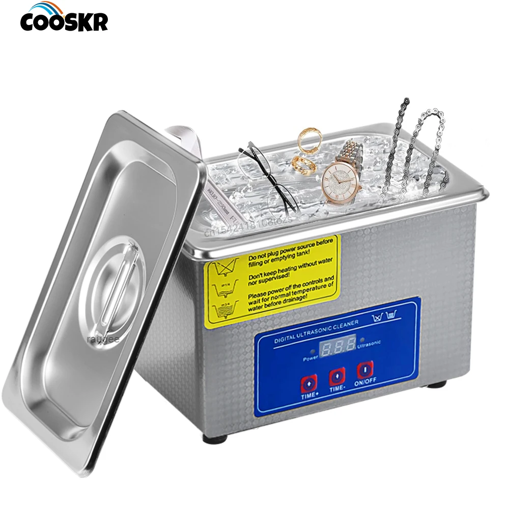 COOSKR 디지털 초음파 세척기 40KHz