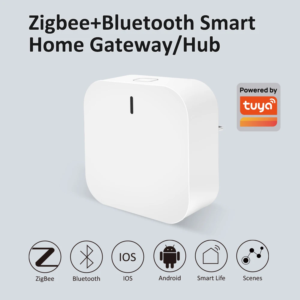 Tuya 멀티모드 Zigbee 블루투스 스마트 홈 게이트웨이 허브