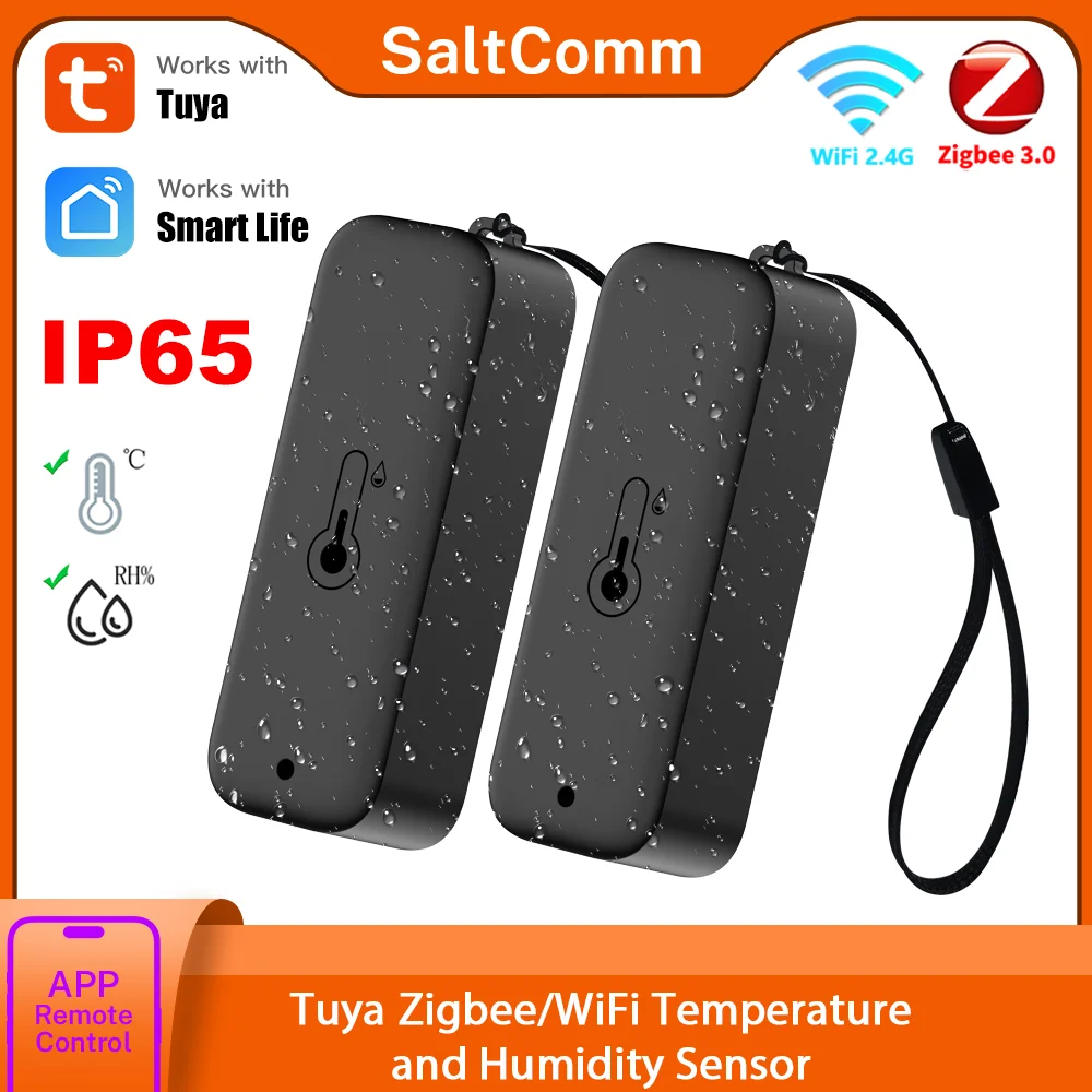 Tuya 스마트 실외 온도 습도 센서 (Zigbee/WiFi)