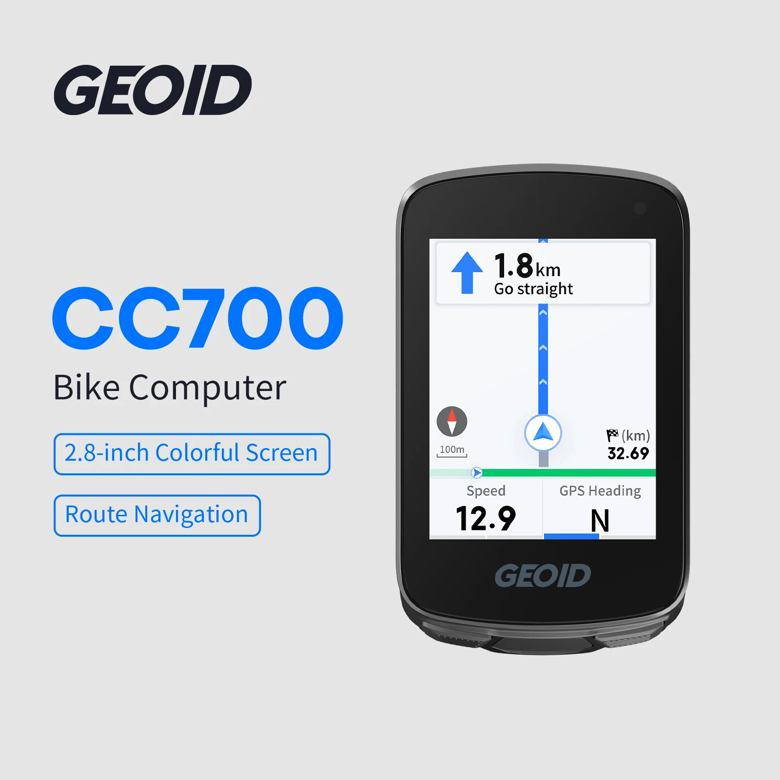 GEOID CC700 GPS 자전거 컴퓨터
