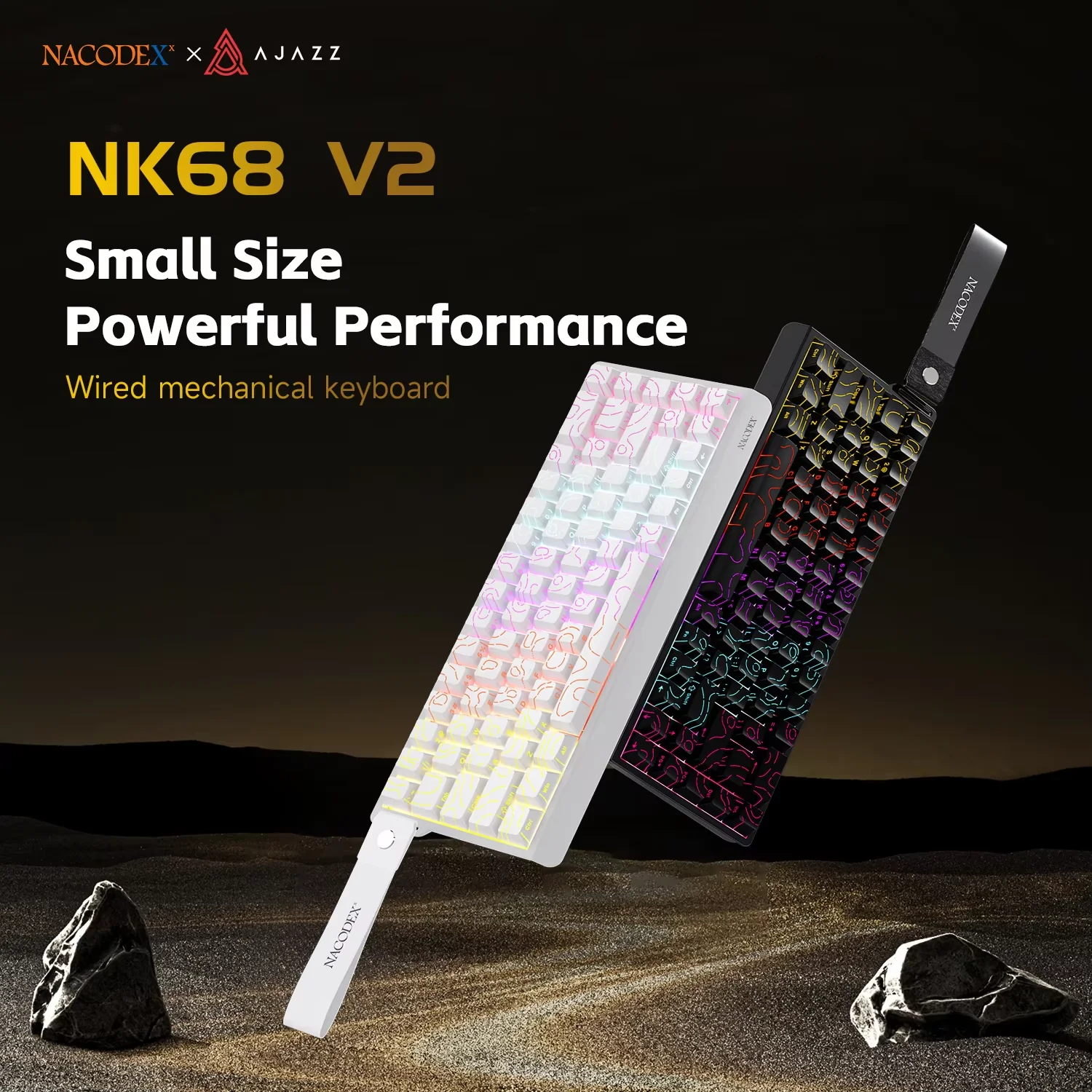 AJAZZ NK68V2 단일 모드 유선 기계식 키보드