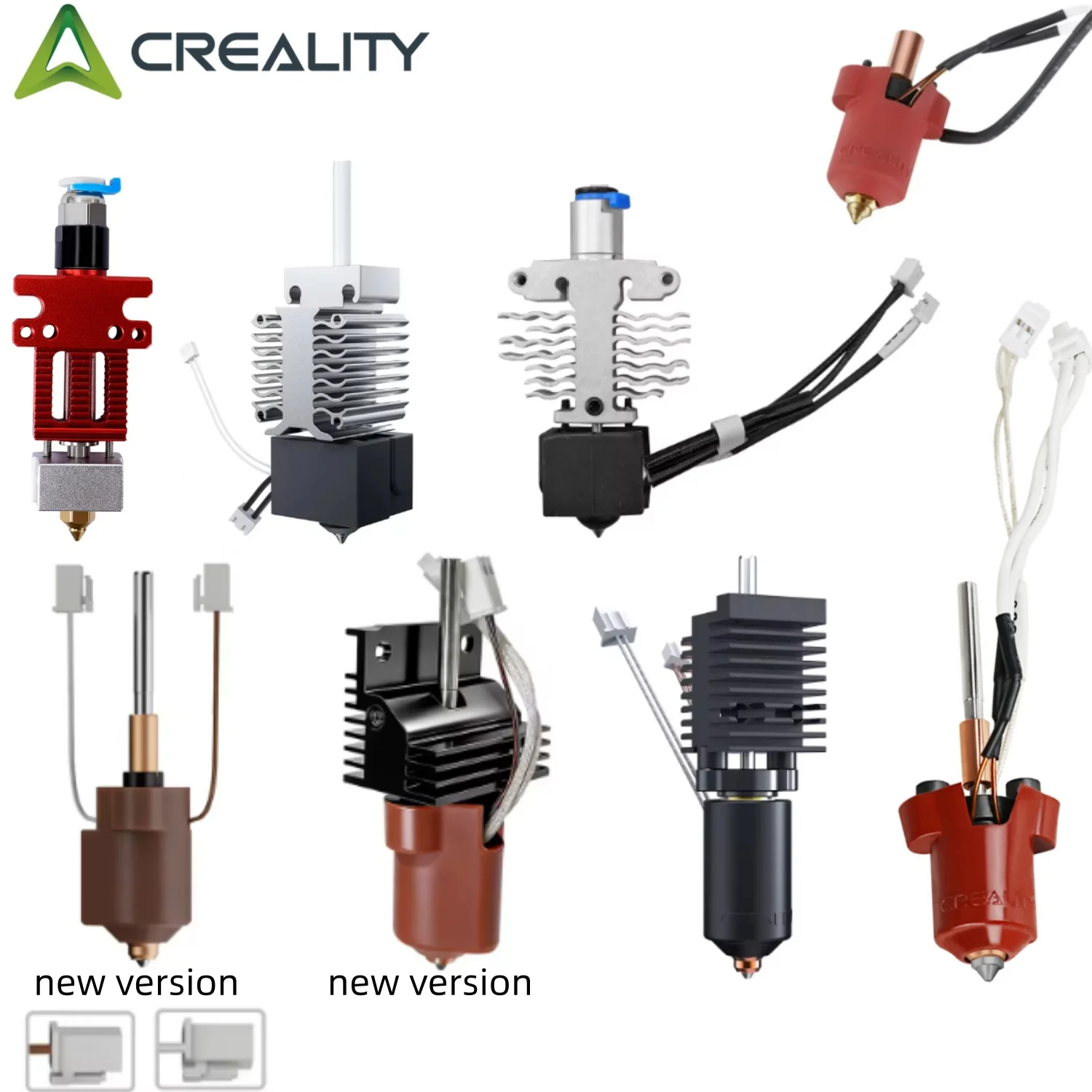 Creality 3D 프린터 스프링클러 헤드 키트 (통합 노즐 및 세라믹 가열 블록)