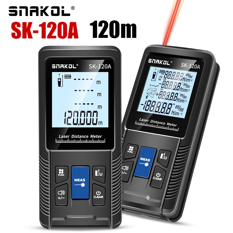 SNAKOL 3-in-1 레이저 거리측정기 줄자
